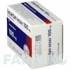 ЛОЗАРТАН (LOSARTAN) 100 мг таблетки 98 шт - Лозартан HEXAL