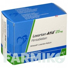ЛОЗАРТАН (LOSARTAN) 25 мг таблетки 98 шт - Лозартан DEXCEL PHARMA