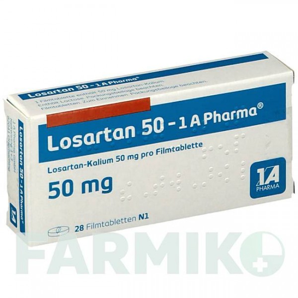 ЛОЗАРТАН (LOSARTAN) 50 таблетки 28 шт - Лозартан 1 A PHARMA