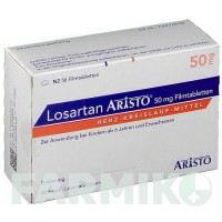 ЛОЗАРТАН (LOSARTAN) 50 мг таблетки 56 шт - Лозартан ARISTO PHARMA