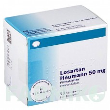 ЛОЗАРТАН (LOSARTAN) 50 мг таблетки 56 шт - Лозартан HEUMANN PHARMA