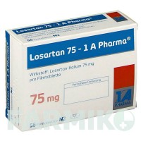 ЛОЗАРТАН (LOSARTAN) 75 таблетки 56 шт - Лозартан 1 A PHARMA