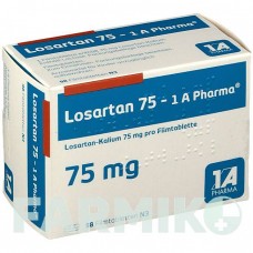 ЛОЗАРТАН (LOSARTAN) 75 таблетки 98 шт - Лозартан 1 A PHARMA