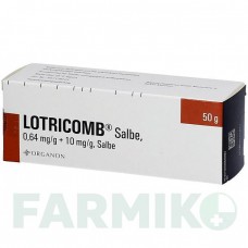 ЛОТРИКОМБ (LOTRICOMB) мазь 50 г - Имидазол-триазол, Кортикостероид ORGANON