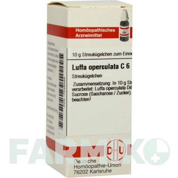 ЛЮФФА ОПЕРКУЛАТА (LUFFA OPERCULATA) C 6 глобули 10 г - Гомеопатія DHU