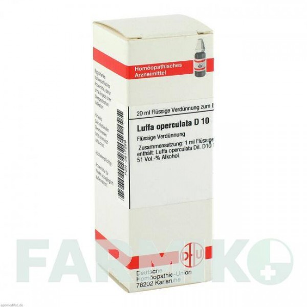ЛЮФФА ОПЕРКУЛАТА (LUFFA OPERCULATA) D 10 раствор 20 мл - Гомеопатия DHU