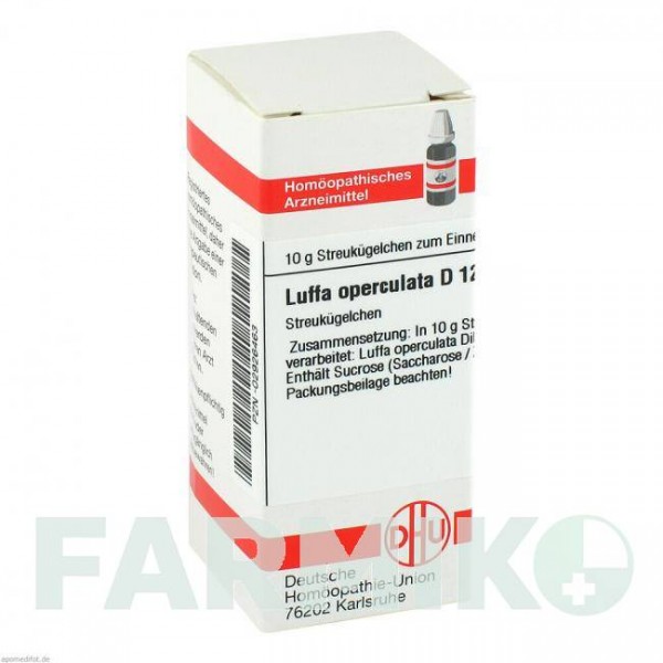 ЛЮФФА ОПЕРКУЛАТА (LUFFA OPERCULATA) D 12 глобули 10 г - Гомеопатия DHU