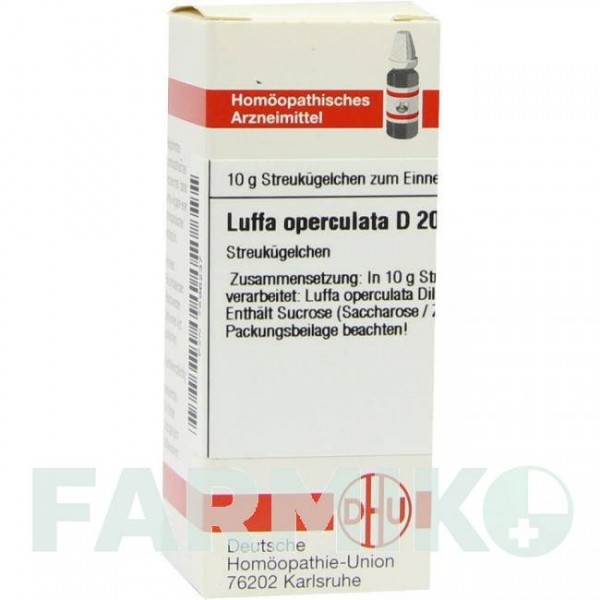ЛЮФФА ОПЕРКУЛАТА (LUFFA OPERCULATA) D 200 глобули 10 г - Гомеопатия DHU