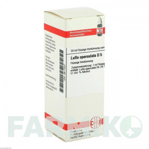 ЛЮФФА ОПЕРКУЛАТА (LUFFA OPERCULATA) D 5 раствор 20 мл - Гомеопатия DHU