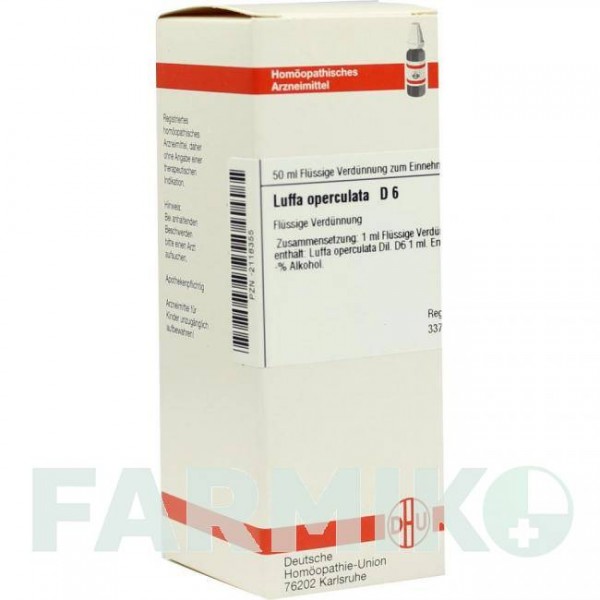 ЛЮФФА ОПЕРКУЛАТА (LUFFA OPERCULATA) D 6 раствор 50 мл - Гомеопатия DHU