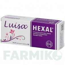 ЛУІЗА (LUISA) 0,15 мг/0,03 мг таблетки 3x21 шт - Левоноргестрел, Етинілестрадіол HEXAL