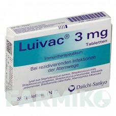 ЛУІВАК (LUIVAC) 3 мг таблетки 28 шт - Бактеріальний імуностимулятор, Інше DAIICHI SANKYO