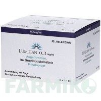 ЛУМИГАН (LUMIGAN) 0,3 мг/мл капли 90x0,4 мл - Биматопрост 1 0 1 CAREFARM