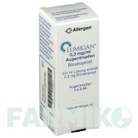 ЛУМИГАН (LUMIGAN) 0,3 мг/мл капли 1x3 мл - Биматопрост EMRA-MED