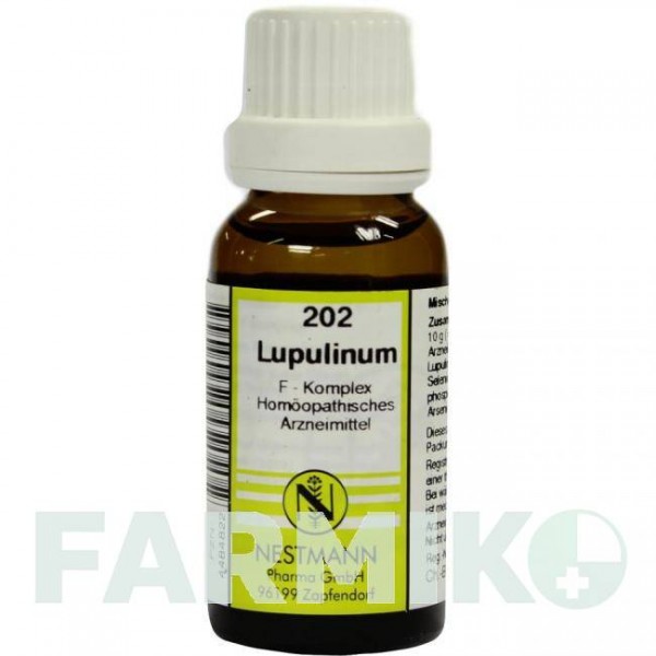 ЛУПУЛИНУМ (LUPULINUM) раствор 20 мл - Гомеопатия NESTMANN PHARMA