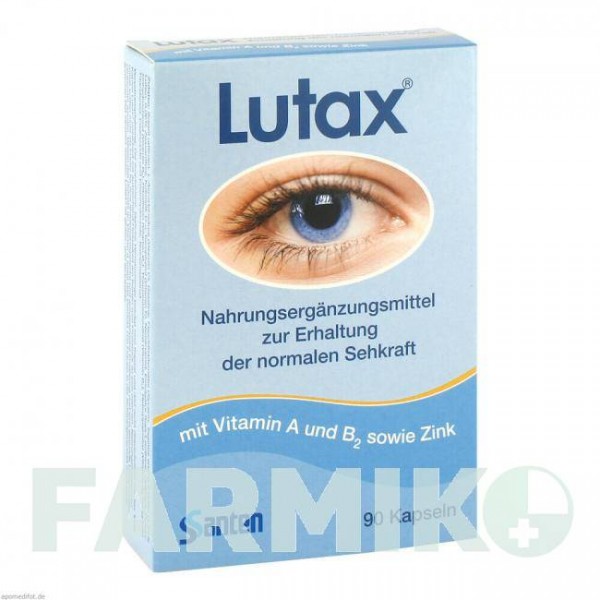 ЛЮТАКС (LUTAX) 10 мг капсулы 90 шт - Активные вещества SANTEN
