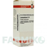 ЛИКОПОДИУМ (LYCOPODIUM) C 6 раствор 20 мл - Гомеопатия DHU