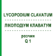 ЛИКОПОДИУМ КЛАВАТУМ (LYCOPODIUM CLAVATUM) Q 1 раствор 15 мл - Гомеопатия GUDJONS