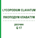 ЛИКОПОДИУМ КЛАВАТУМ (LYCOPODIUM CLAVATUM) Q 17 раствор 15 мл - Гомеопатия GUDJONS