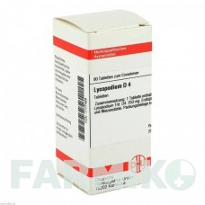 ЛИКОПОДИУМ (LYCOPODIUM) D 4 таблетки 80 шт - Гомеопатия DHU
