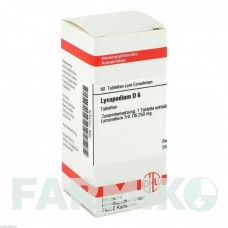 ЛИКОПОДИУМ (LYCOPODIUM) D 6 таблетки 80 шт - Гомеопатия DHU