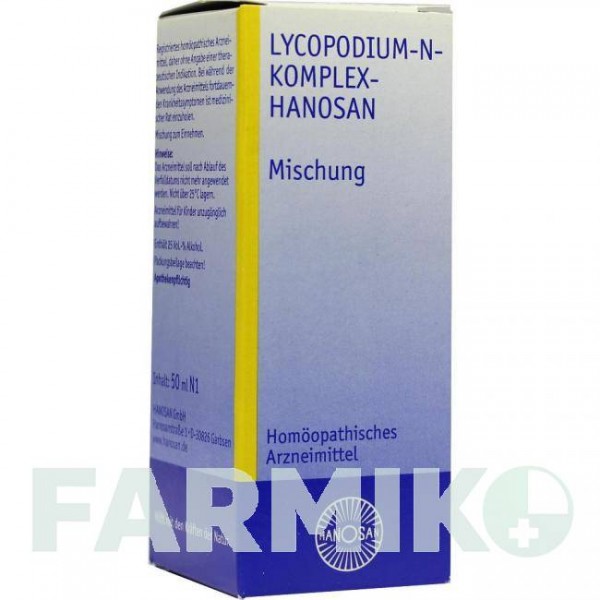 ЛИКОПОДИУМ (LYCOPODIUM) жидкость 50 мл - Гомеопатия HANOSAN