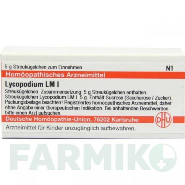 ЛИКОПОДИУМ (LYCOPODIUM) LM I глобули 5 г - Гомеопатия DHU