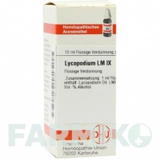 ЛИКОПОДИУМ (LYCOPODIUM) LM IX раствор 10 мл - Гомеопатия DHU