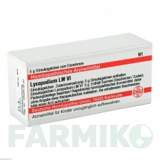 ЛИКОПОДИУМ (LYCOPODIUM) LM VI глобули 5 г - Гомеопатия DHU