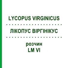 ЛИКОПУС ВИРГИНИКУС (LYCOPUS VIRGINICUS) LM VI раствор 10 мл - Гомеопатия DHU