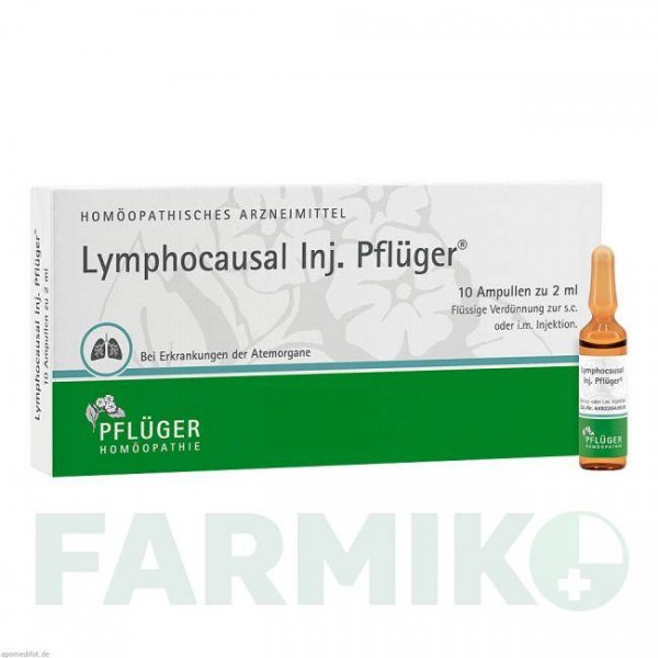 ЛИМФОКАУЗАЛ (LYMPHOCAUSAL) ампулы 10x2 мл - Гомеопатия HOMOOPATHISCHES ALEXANDER PFLUGER