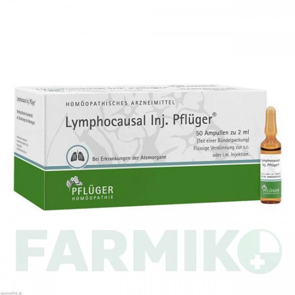 ЛИМФОКАУЗАЛ (LYMPHOCAUSAL) ампулы 100x2 мл - Гомеопатия HOMOOPATHISCHES ALEXANDER PFLUGER