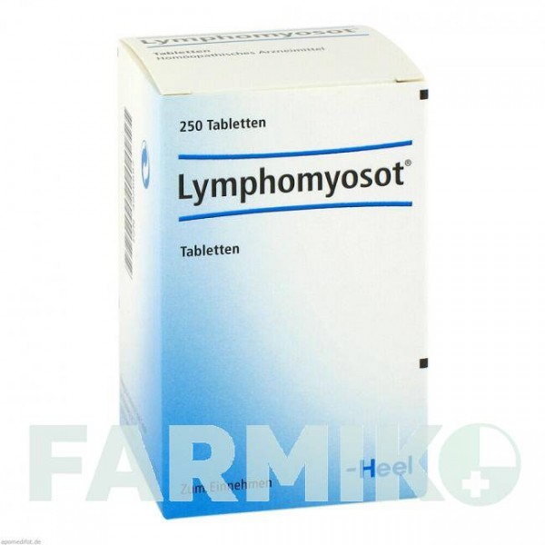 ЛИМФОМИОЗОТ (LYMPHOMYOSOT) таблетки 250 шт - Гомеопатия BIOLOGISCHE HEILMITTEL HEEL