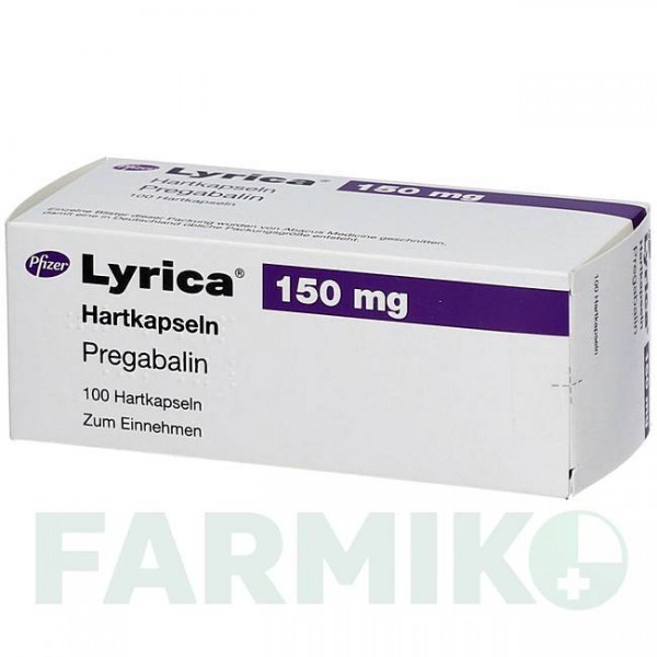 ЛИРИКА (LYRICA) 150 мг капсулы 100 шт - Прегабалин ABACUS MEDICINE
