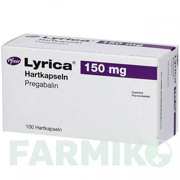 ЛІРИКА (LYRICA) 150 мг капсули 100 шт - Прегабалін DOCPHARM