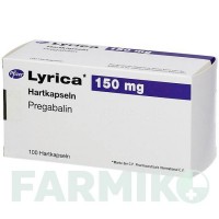 ЛІРИКА (LYRICA) 150 мг капсули 100 шт - Прегабалін EMRA-MED