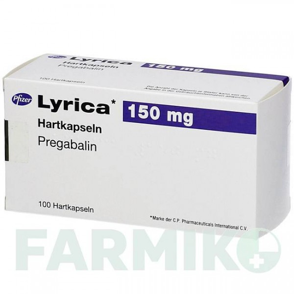 ЛІРИКА (LYRICA) 150 мг капсули 100 шт - Прегабалін EMRA-MED