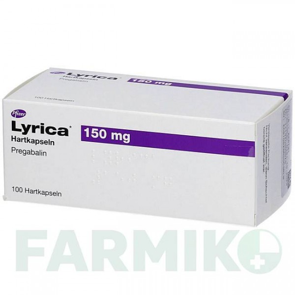ЛИРИКА (LYRICA) 150 мг капсулы 100 шт - Прегабалин MEDICOPHARM