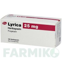 ЛІРИКА (LYRICA) 25 мг капсули 100 шт - Прегабалін KOHLPHARMA