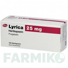 ЛИРИКА (LYRICA) 25 мг капсулы 100 шт - Прегабалин KOHLPHARMA