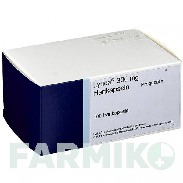 ЛИРИКА (LYRICA) 300 мг капсулы 100 шт - Прегабалин CC PHARMA