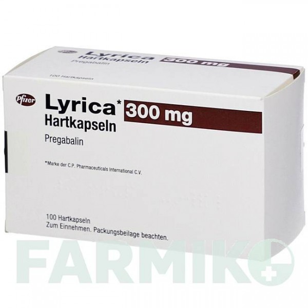 ЛІРИКА (LYRICA) 300 мг капсули 100 шт - Прегабалін EMRA-MED