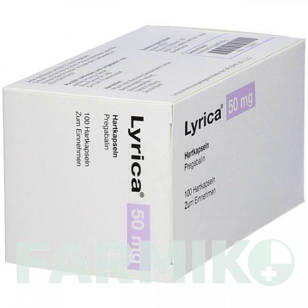 ЛИРИКА (LYRICA) 50 мг капсулы 100 шт - Прегабалин AXICORP PHARMA