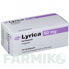 ЛІРИКА (LYRICA) 50 мг капсули 100 шт - Прегабалін DOCPHARM