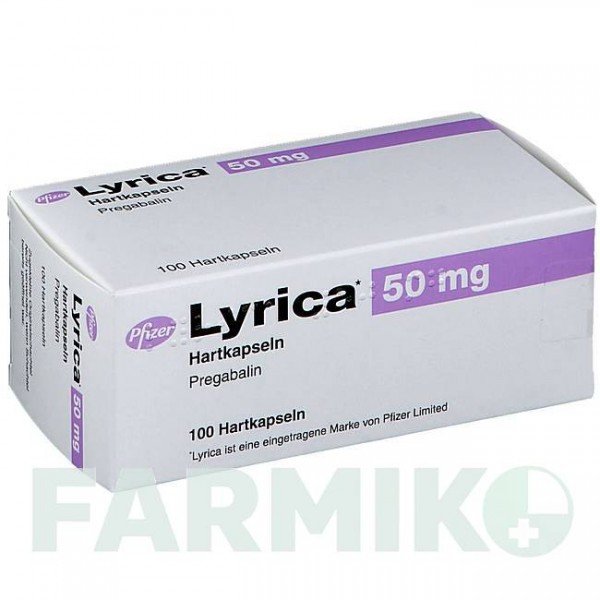 ЛІРИКА (LYRICA) 50 мг капсули 100 шт - Прегабалін DOCPHARM