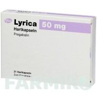 ЛІРИКА (LYRICA) 50 мг капсули 21 шт - Прегабалін KOHLPHARMA