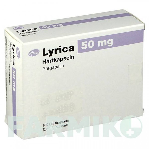 ЛИРИКА (LYRICA) 50 мг капсулы 100 шт - Прегабалин KOHLPHARMA