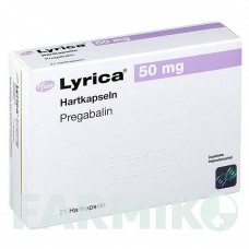 ЛІРИКА (LYRICA) 50 мг капсули 21 шт - Прегабалін VIATRIS