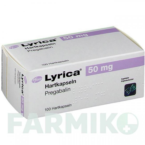 ЛІРИКА (LYRICA) 50 мг капсули 100 шт - Прегабалін VIATRIS