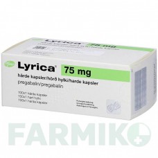 ЛІРИКА (LYRICA) 75 мг капсули 100 шт - Прегабалін 1 0 1 CAREFARM